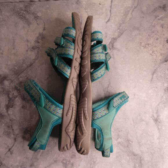 Teva‎ Tirra Metallic Girls Size 7 Strappy Sandals - Picture 7 of 9